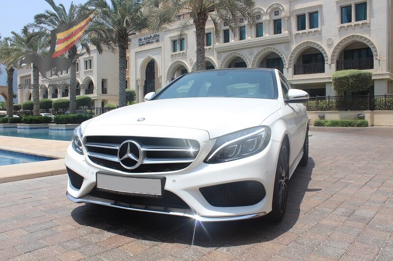 Mercedes C200 white