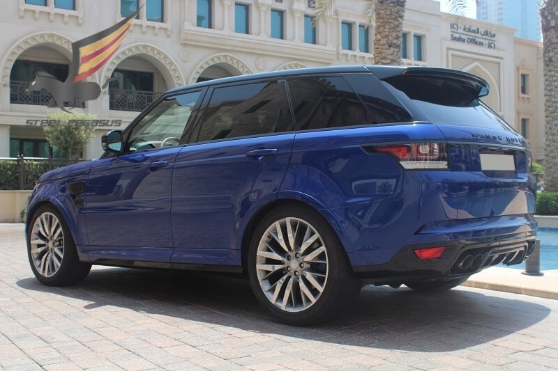 Range Rover SVR синий