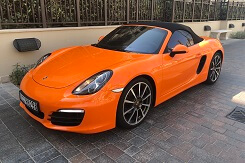Porsche Boxter Оранжевый